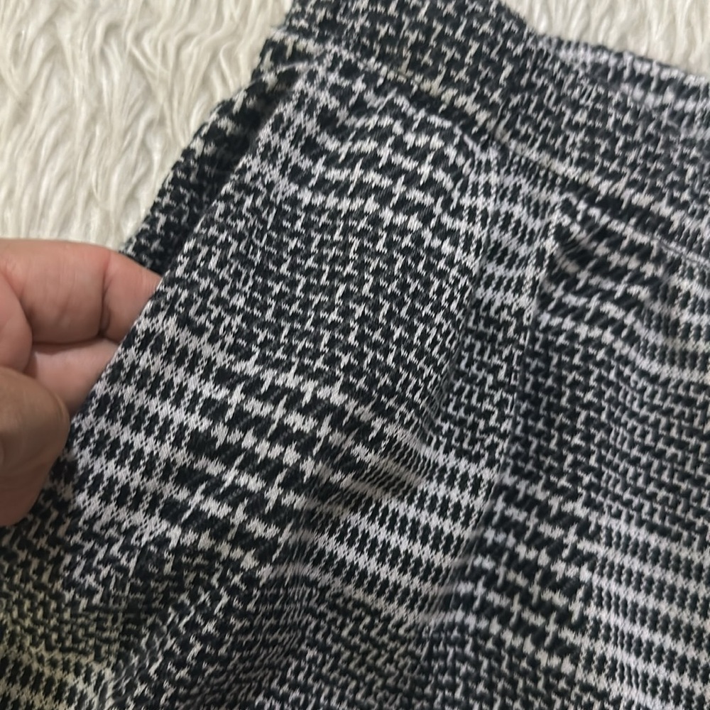 Lands End Elastic sport knit straight leg plaid pants trousers size small tall - Picture 3 of 5